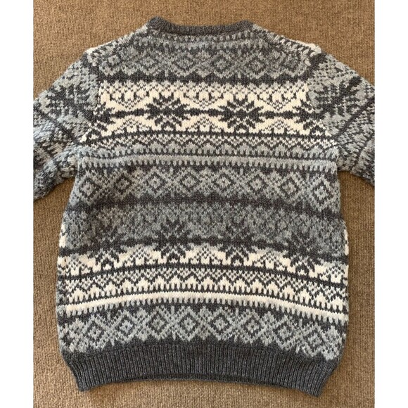 Joseph Abboud Fair Isle Sweater Mens XL Long Sleeve Crew Wool Blend Pullover - Picture 2 of 7